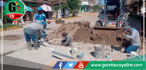 Reposición de pavimento es inmediato tras trabajos de conexión de agua y desagüe en Pucallpa
