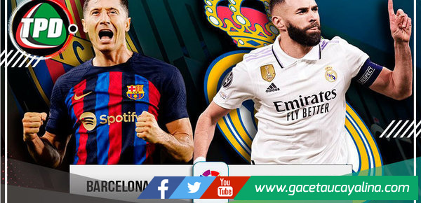 Hoy se juega el clásico español Barcelona Vs Real Madrid
