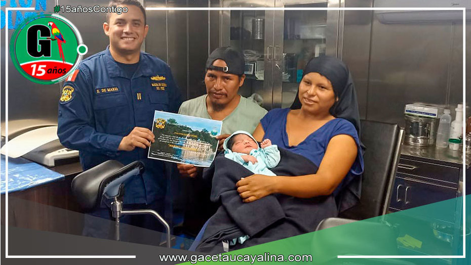 Nacen los dos primeros bebés a bordo de la PIAS Yavarí en comunidad nativa de Loreto