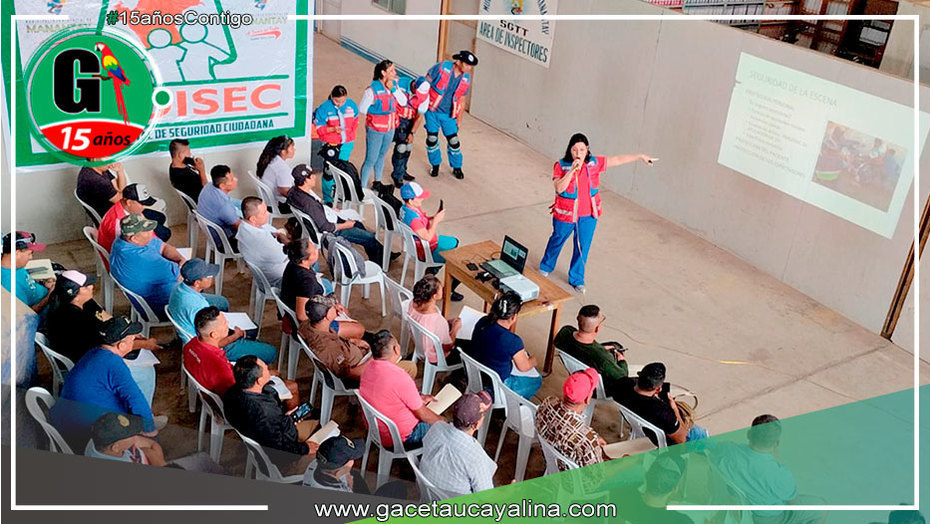 Serenazgo de Manantay recibió capacitación en primeros auxilios por personal del SAMU