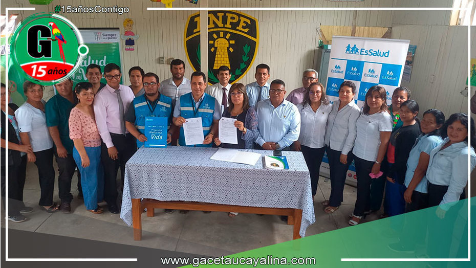 EsSalud Ucayali y la Oficina Regional Oriente del INPE firmaron alianza estratégica para beneficio de trabajadores del penal de Pucallpa