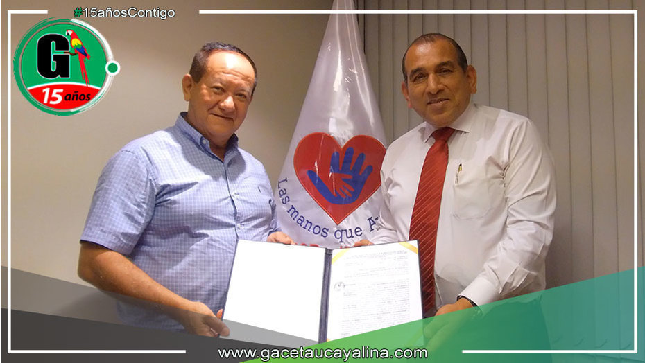 ONG “Las Manos que Ayudan de Corazón” firma convenio marco con municipalidad provincial de Atalaya
