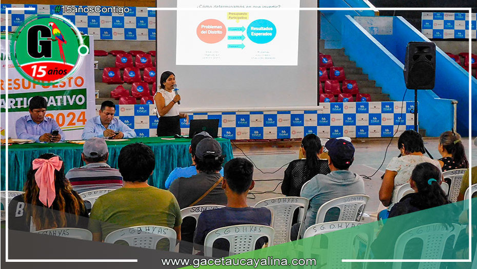 Municipalidad de Manantay realizó taller del Presupuesto Participativo 2024
