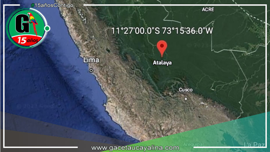 Atalaya nuevamente fue remecida con un sismo de magnitud 4.0