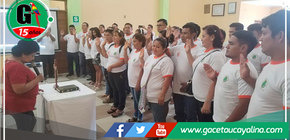 Juramentan a integrantes del voluntariado de emergencias y desastres de defensa civil en Atalaya 