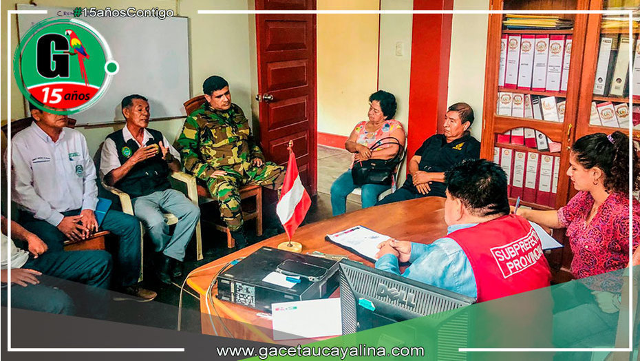 Realizan reunión de coordinación para tratar temas de Seguridad Ciudadana