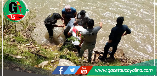 Mujer muere al resbalar y caer al río Vizcarra en la provincia de Dos de Mayo en Huánuco