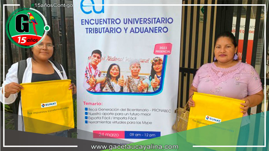 Más de 100 universitarios fueron capacitados en cultura tributaria y aduanera en Pucallpa