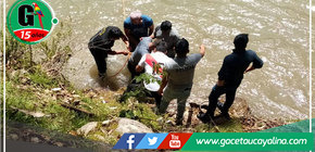 Mujer muere al resbalar y caer al río Vizcarra en la provincia de Dos de Mayo en Huánuco