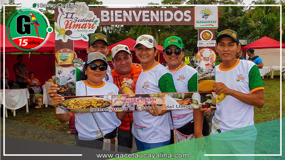 Alcalde de Manantay y población participaron del “II Festival del Umarí”