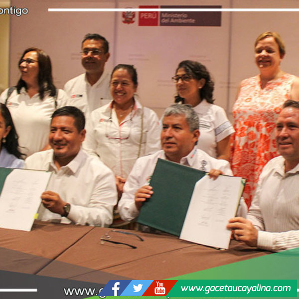 Embajadores, ministros y gobernadores regionales firmaron la Declaración de Pucallpa 