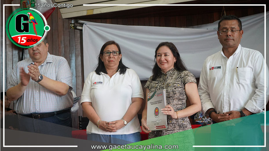 Ministros de Estado entregaron títulos de propiedad generados por MPCP