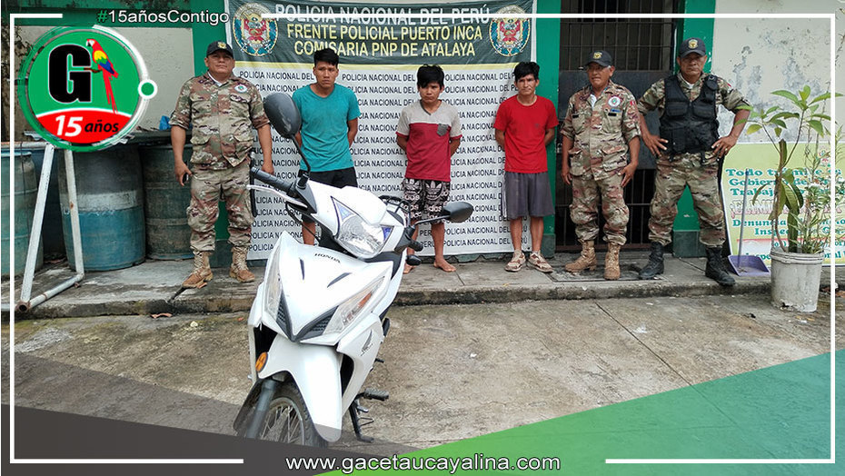 Serenazgo y PNP de Atalaya recuperan motocicleta lineal robada