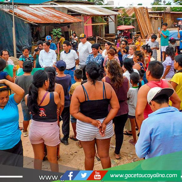 Alcalde de manantay visita calles del A.H. San Juan de Miraflores 