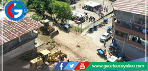 GOREU inició pavimentación de más 2 km de vías en Aguaytía 