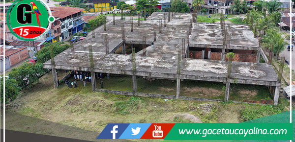 Reiniciarán los trabajos para culminar la obra del mercado modelo de Aguaytía  