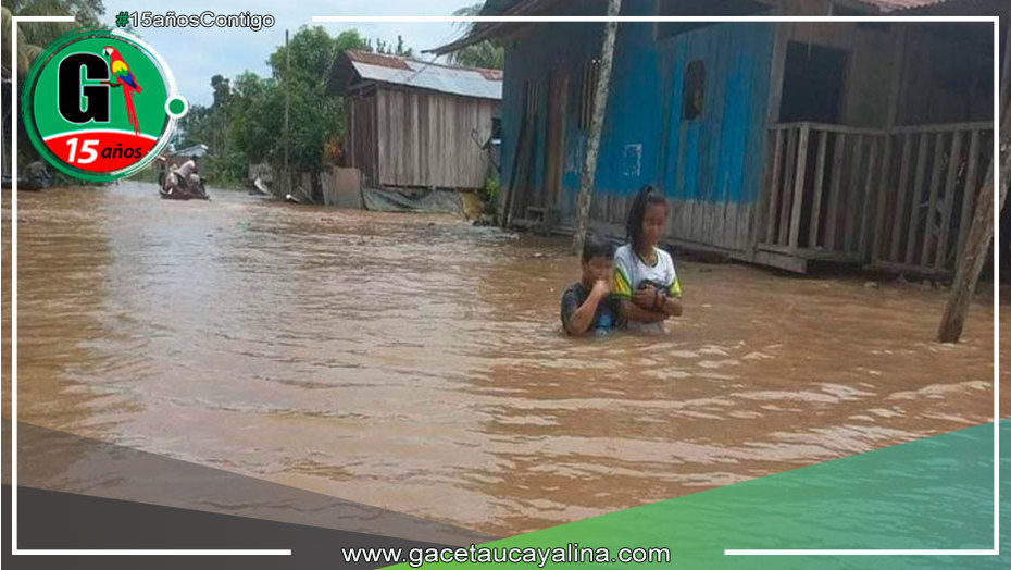 Se inunda comunidades del distrito loretano de Manseriche