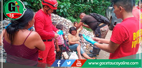 Serenazgo de Atalaya brinda ayuda a personas accidentadas en el sector de Garzacocha