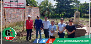 Alcaldesa de Yarinacocha y Notaria Pública constatan disponibilidad de áreas de obra del sector III y IV 