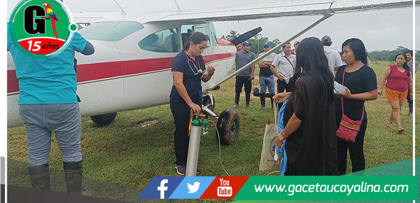 Evacuan a bebe con neumonía de Yurúa hacia la ciudad de Pucallpa 