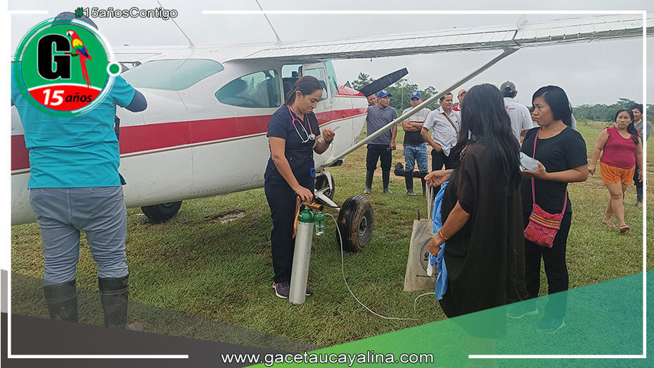 Evacuan a bebe con neumonía de Yurúa hacia la ciudad de Pucallpa