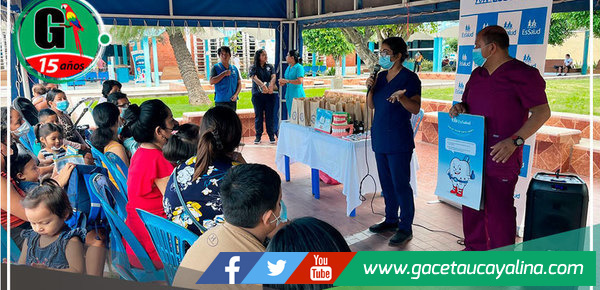 EsSalud Ucayali promueve cultura de higiene bucal para prevenir caries dental en niños