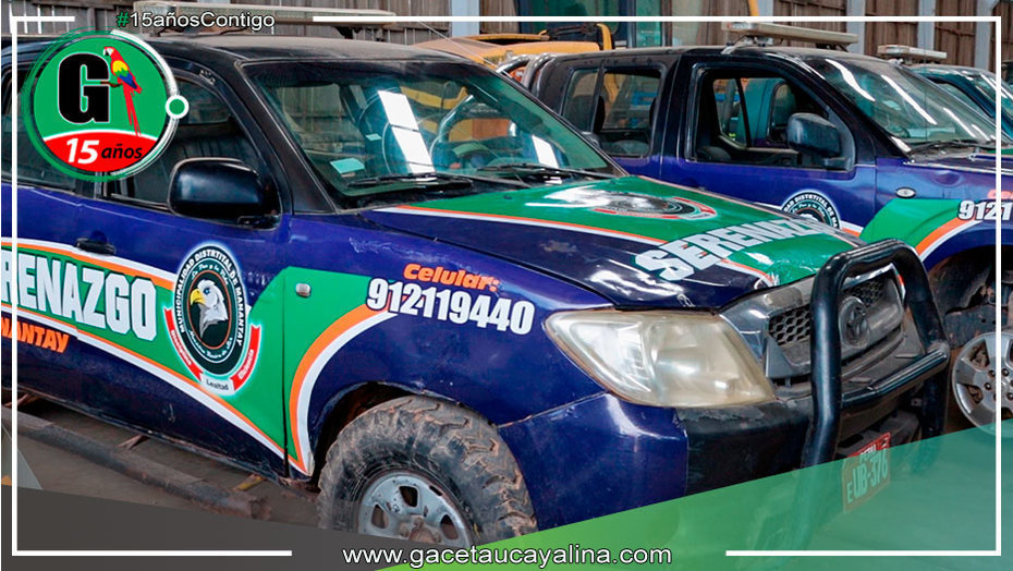 Municipalidad de Manantay consolida la Seguridad Ciudadana con la reparación de carros de Serenazgo