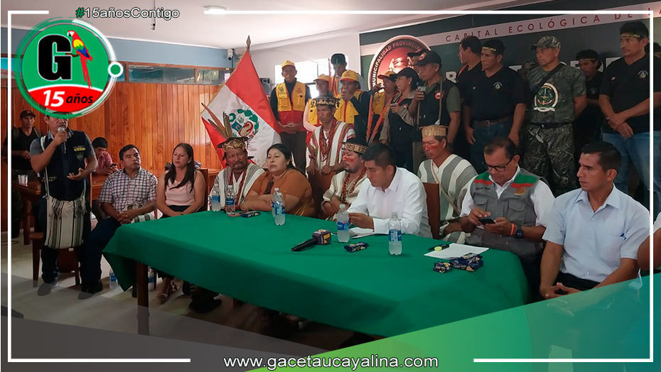 Presidente de la central Asháninka anunció marcha de protesta exigiendo la presencia inmediata del gobierno central