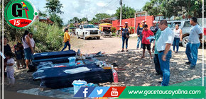 Alcalde de Atalaya entrega ayuda humanitaria a 3 familias que resultaron damnificados en incendio