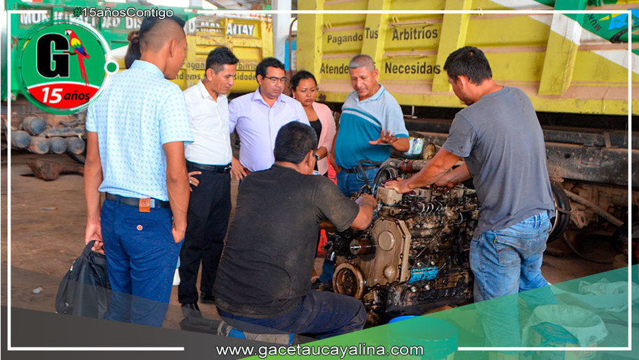 Alcalde de Manantay junto a regidores supervisaron Maestranza