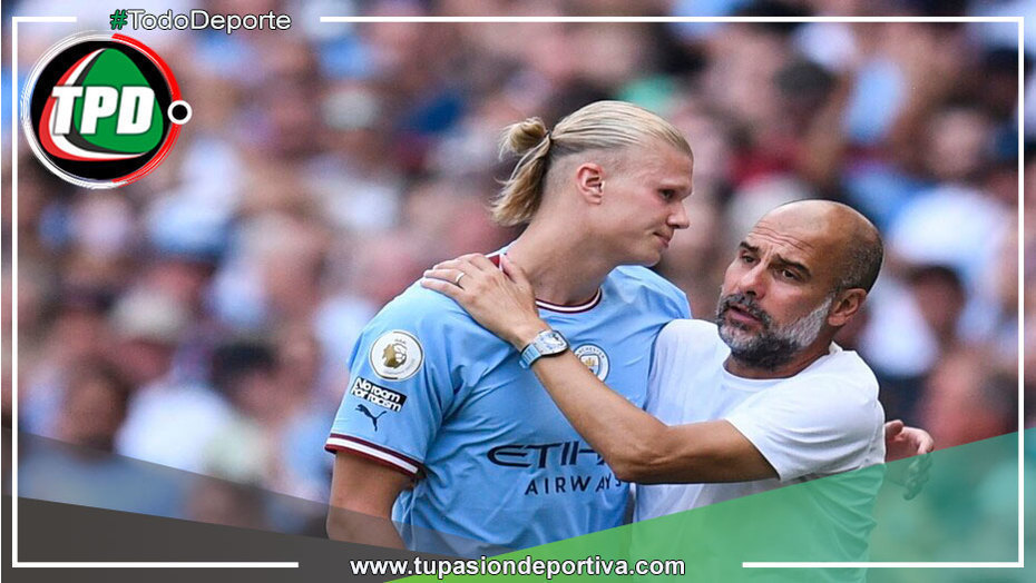 Pep Guardiola declaró como se cuida a Haaland