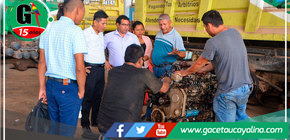 Alcalde de Manantay junto a regidores supervisaron Maestranza 