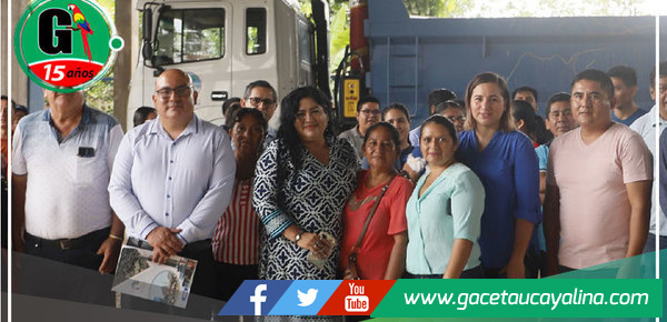 Vicegobernadora de Ucayali presentó al nuevo gerente Territorial de Padre Abad