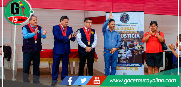 Alcalde de Manantay participó en la actividad de la Odecma Ucayali “La queja que mejora la justicia” 