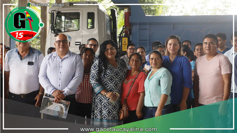 Vicegobernadora de Ucayali presentó al nuevo gerente Territorial de Padre Abad