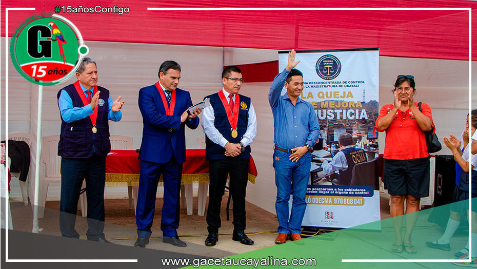 Alcalde de Manantay participó en la actividad de la Odecma Ucayali “La queja que mejora la justicia”