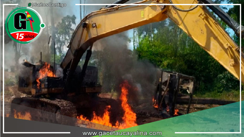 Destruyen maquinaria para minería ilegal por más de S/ 42 millones en Madre de Dios