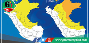 Lluvias moderadas a fuertes prevén en la Selva hoy y mañana