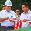 Gobernador regional inauguró dos importantes obras viales en el distrito de Huipoca 