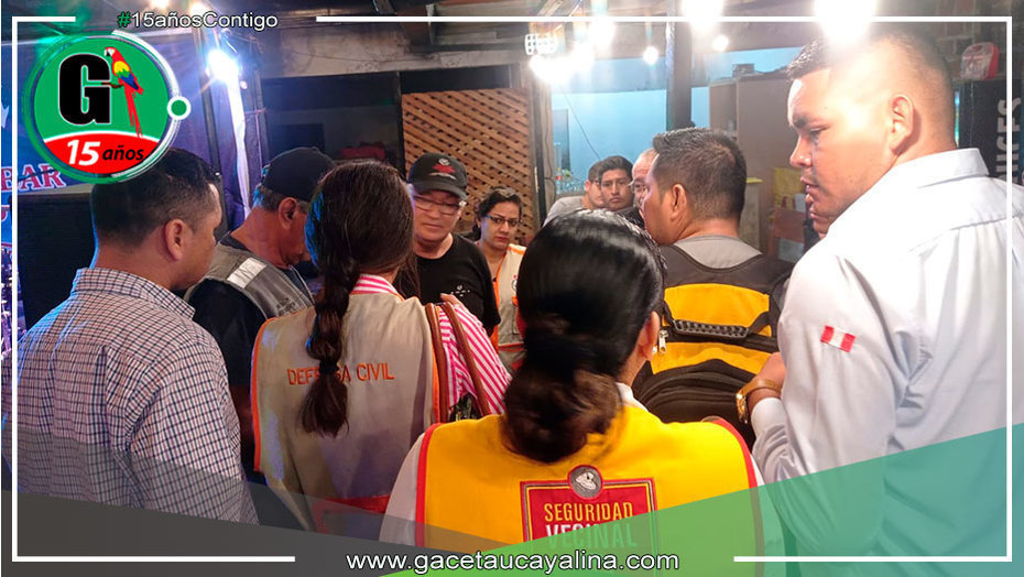 Operativo conjunto en locales nocturnos de C.P. San José