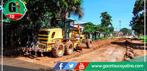 Municipalidad de Manantay realiza mantenimiento del Jr. Santiago Saboya