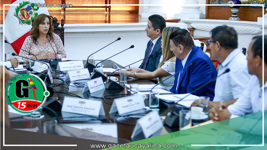 Alcalde de la Provincia de Ucayali se reúne con presidenta de la República