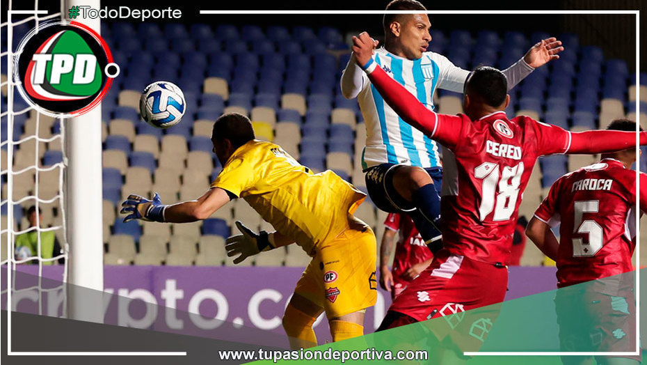Paolo Guerrero anotó en la victoria de Racing por Copa Libertadores