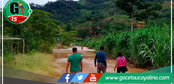 44 distritos de la Selva se encuentran en riesgo por lluvias intensas 