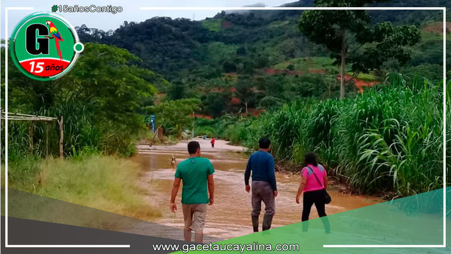 44 distritos de la Selva se encuentran en riesgo por lluvias intensas