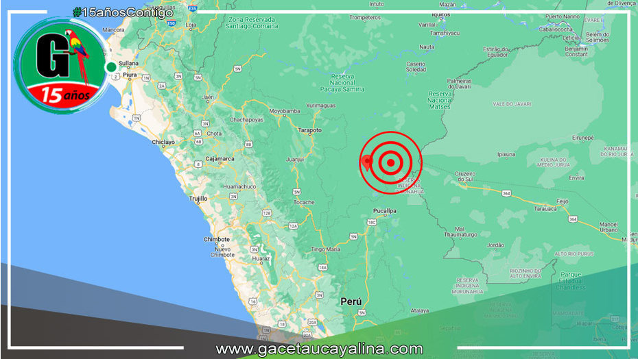 Contamana fue sacudida por un sismo de magnitud 5.0 durante la madrugada de hoy