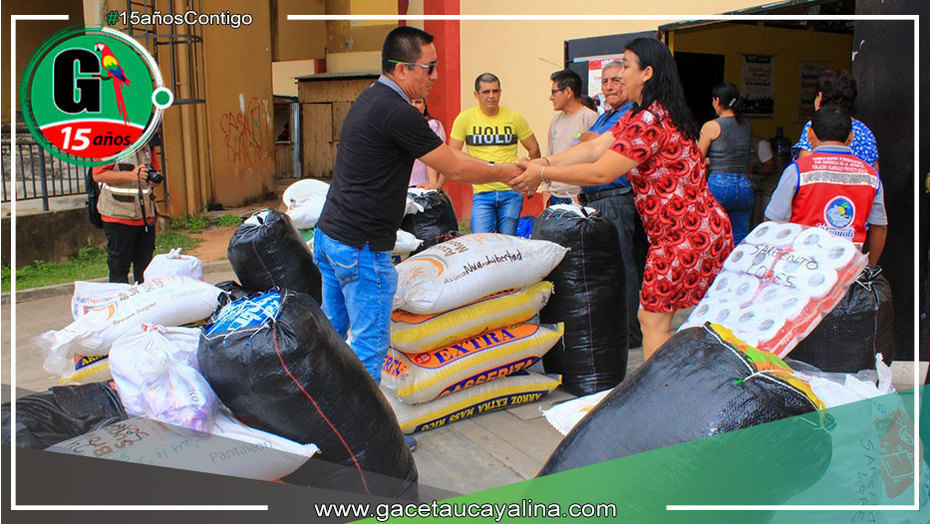 Envían dos toneladas de ayuda para cinco comunidades del Abujao