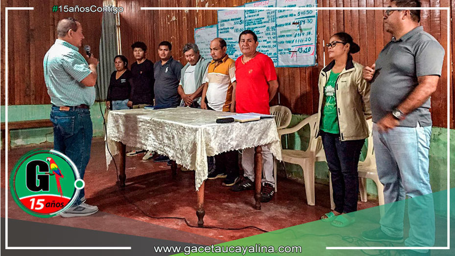 Juramentan nueva directiva de AAHH Nueva Fortaleza en Atalaya