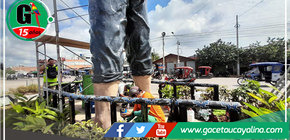 MPCP realizó mantenimiento de pintado al primer monumento “El Chacarero” 