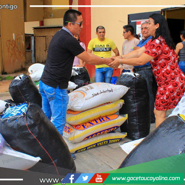 Envían dos toneladas de ayuda para cinco comunidades del Abujao 